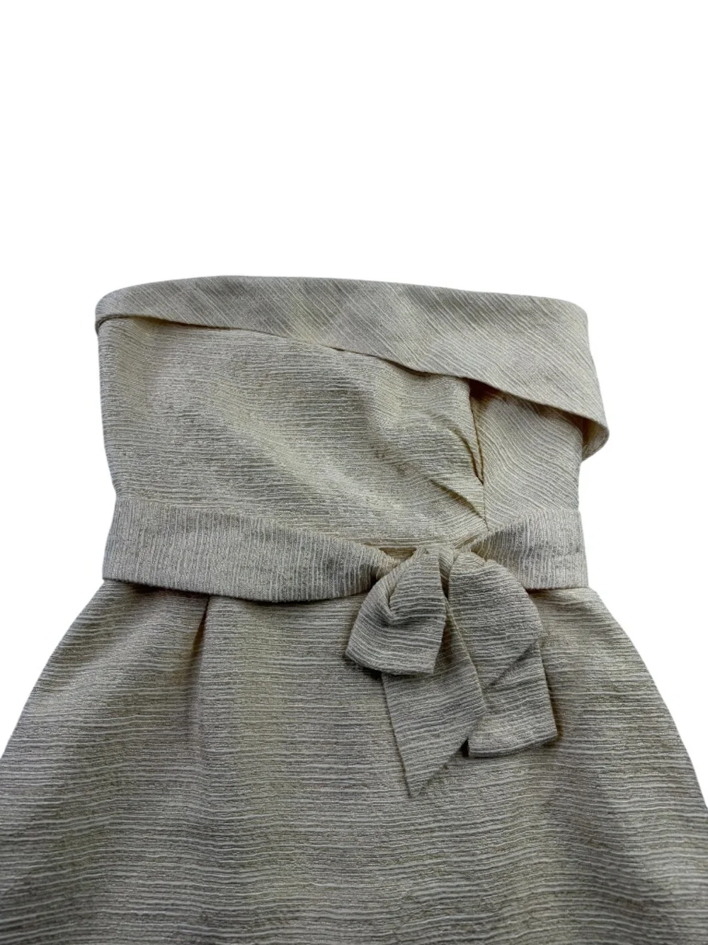 Kate Spade New York Wedding Belles Kaye Bow Tie Waist Strapless Mini Dress
